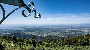 Blick vom Aussichtsturm des Hochblauen