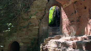 Ruine der mittelalterlichen Burg Vieux-Windstein
