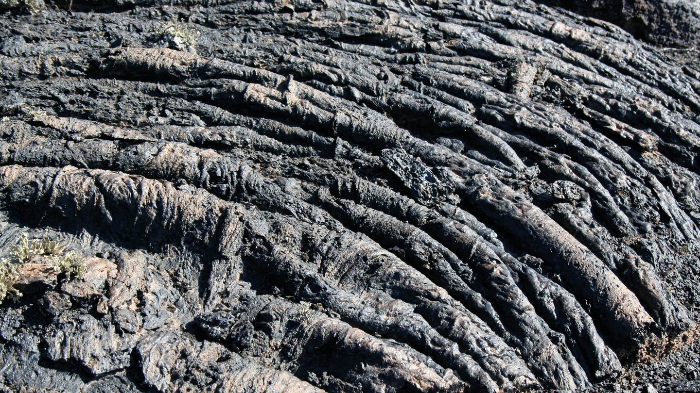 Stricklavaschollen in der Nähe von La Geria auf Lanzarote