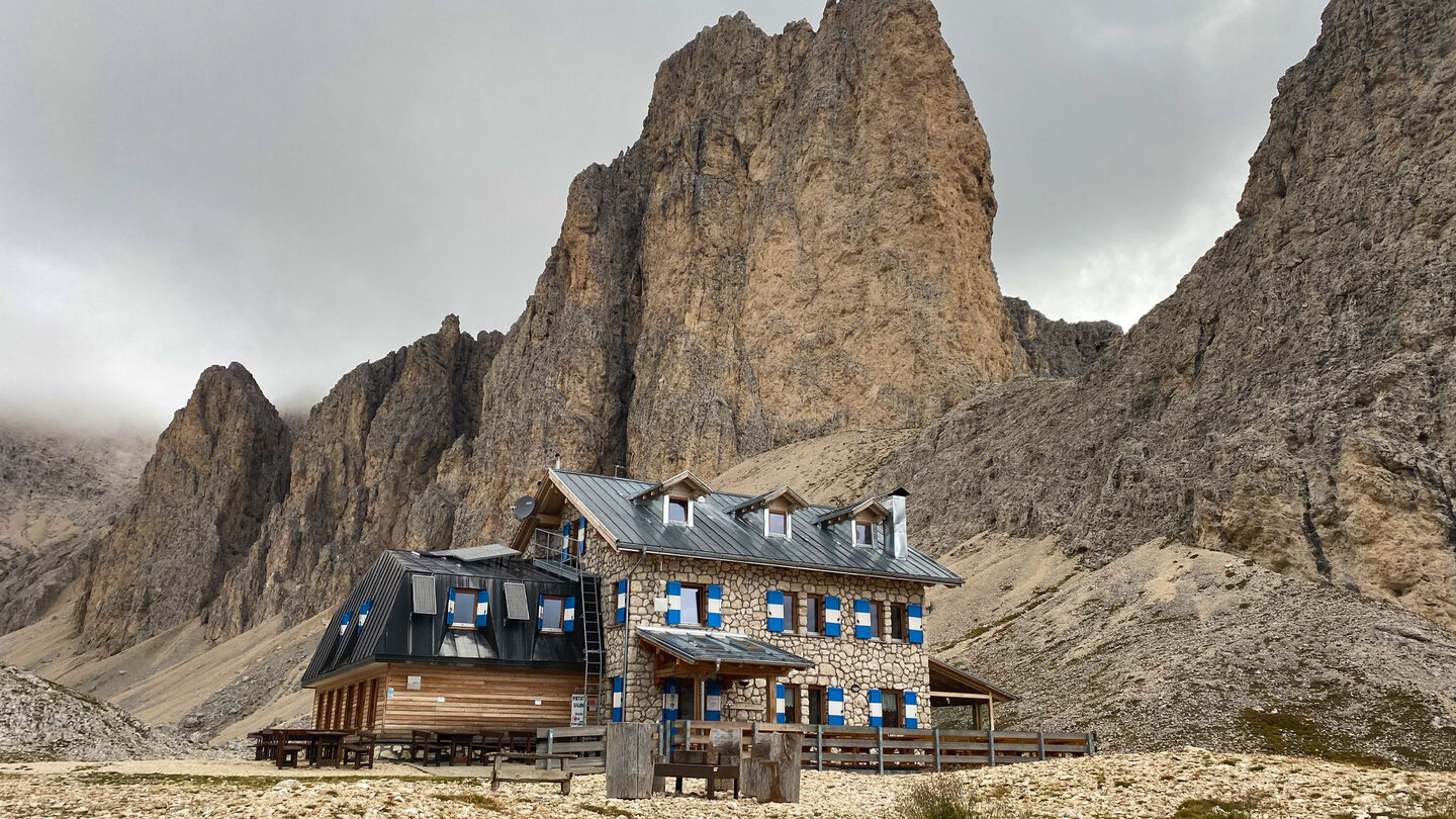 das Rifugio Antermoia – die Antermoiahütte