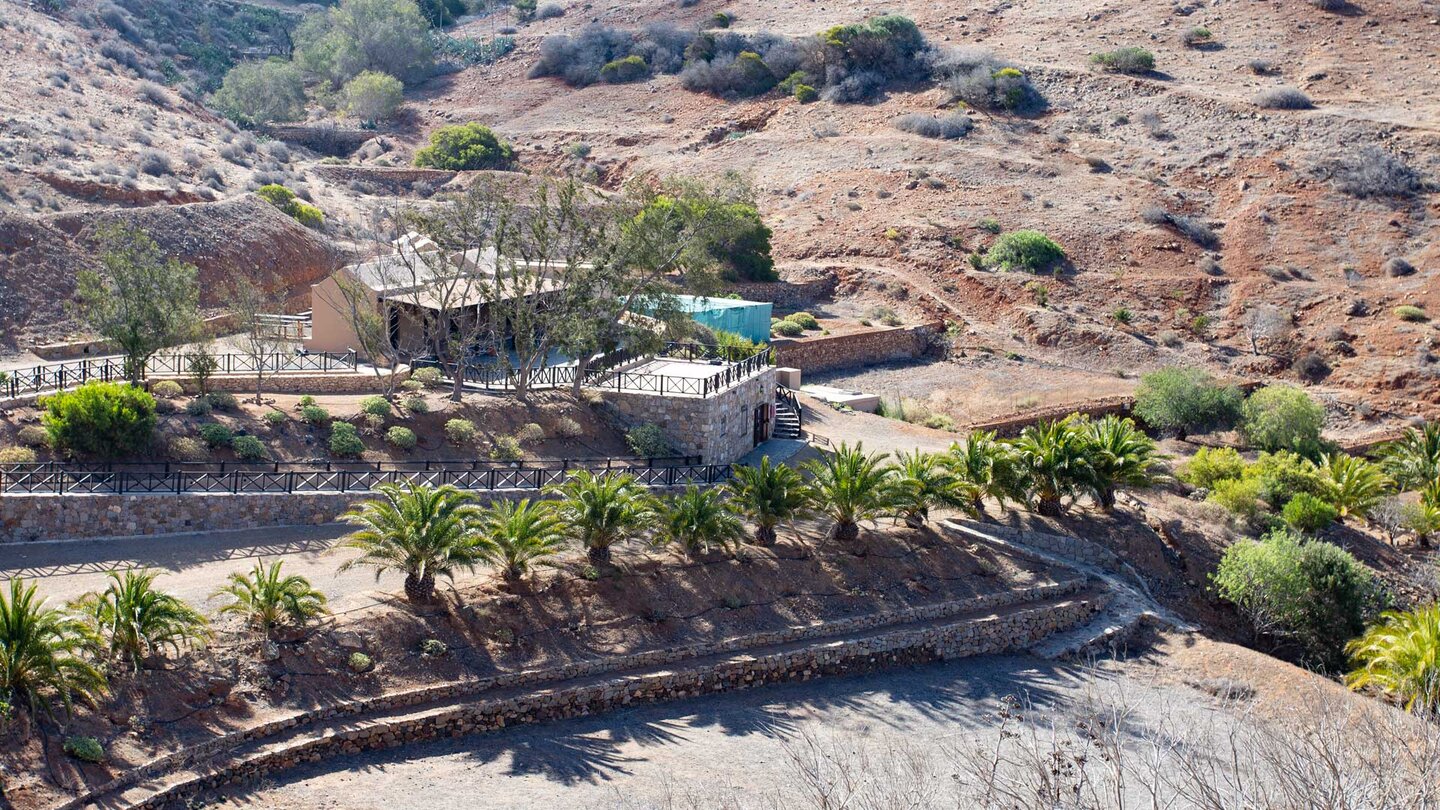 Blick auf die Anlage der Aula de la Naturaleza Parra Medina