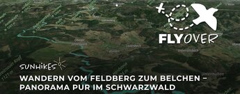 Vom Feldberg hinüber zum Belchen wandern – Flyover