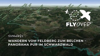 Vom Feldberg hinüber zum Belchen wandern – Flyover
