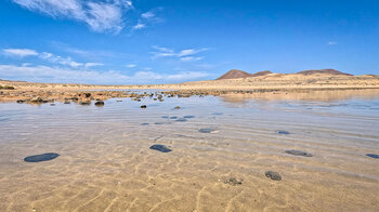 Strand Playa del Salado auf der Insel La Gracosa