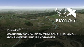 Wieden – Schauinsland Wanderung: Höhenweg & Westweg Panorama im Schwarzwald – Flyover