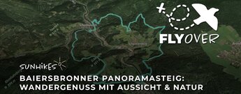 Genießerpfad Baiersbronner Panoramasteig bei Huzenbach – Flyover