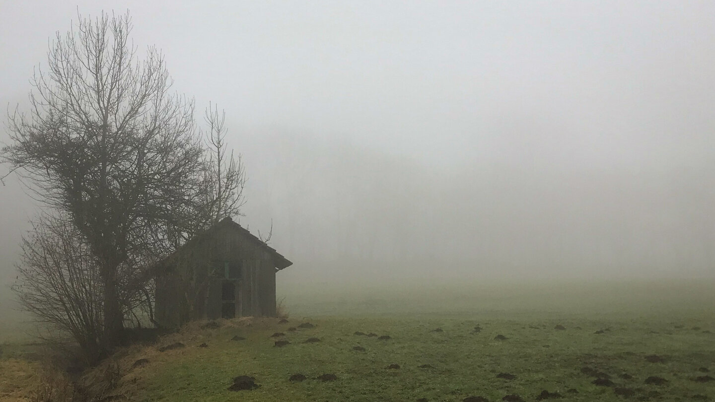 Hütte im Nebel Hütte im Nebel