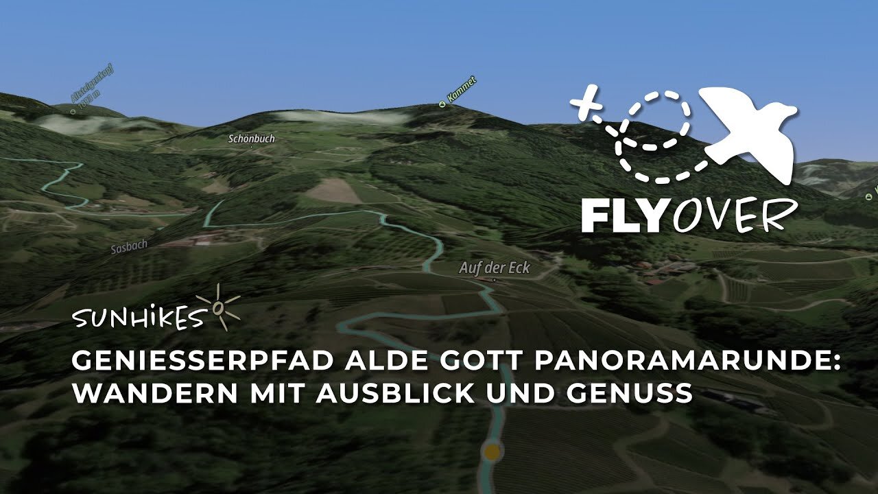 Genießerpfad: Alde Gott Panoramarunde bei Sasbachwalden – Flyover