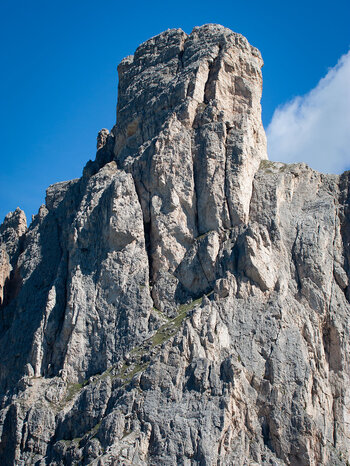 die Felspitze der Ra Gusela