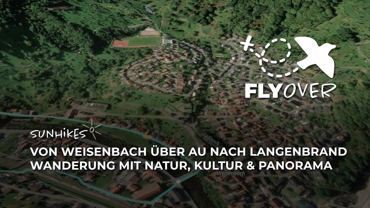 Von Weisenbach über Au nach Langenbrand – Flyover