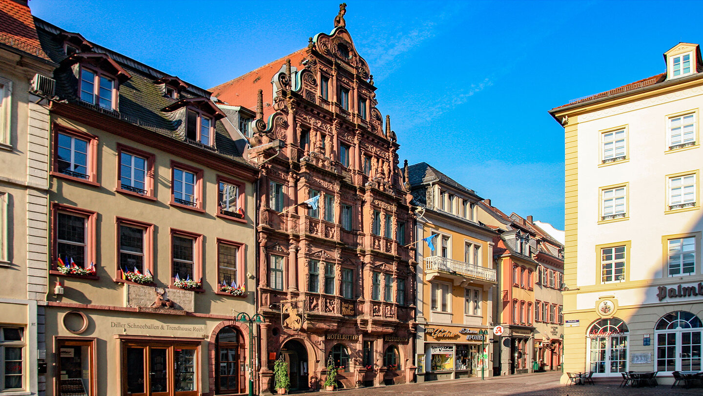 Haus „Zum Ritter” – einziges Beispiel der Renaissancehäuser Heidelbergs Haus „Zum Ritter” Heidelbergs