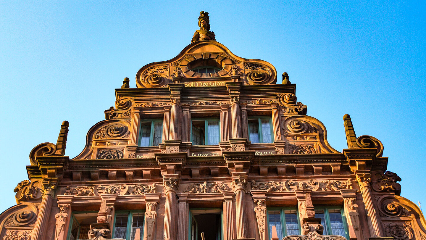 Renaissancefassade am Haus Zum Ritter in Heidelberg Renaissancefassade am Haus Zum Ritter in Heidelberg