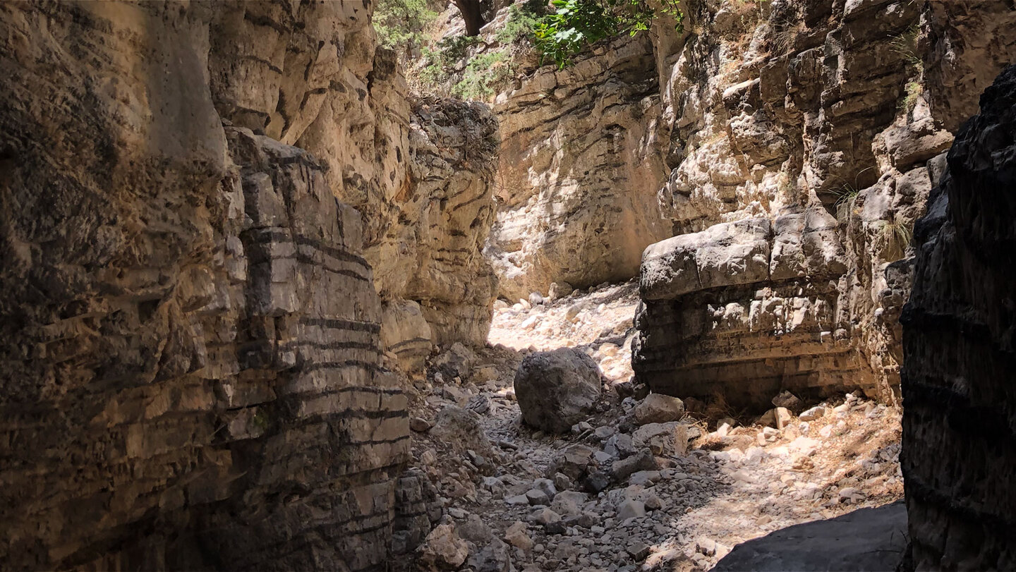 Wanderung durch die Imbros-Schlucht