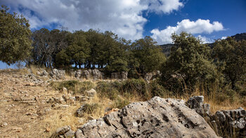 Karstfelsen am Wanderweg