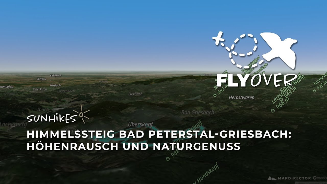Himmelssteig Bad Peterstal-Griesbach: Höhenrausch und Naturgenuss im Schwarzwald - Flyover