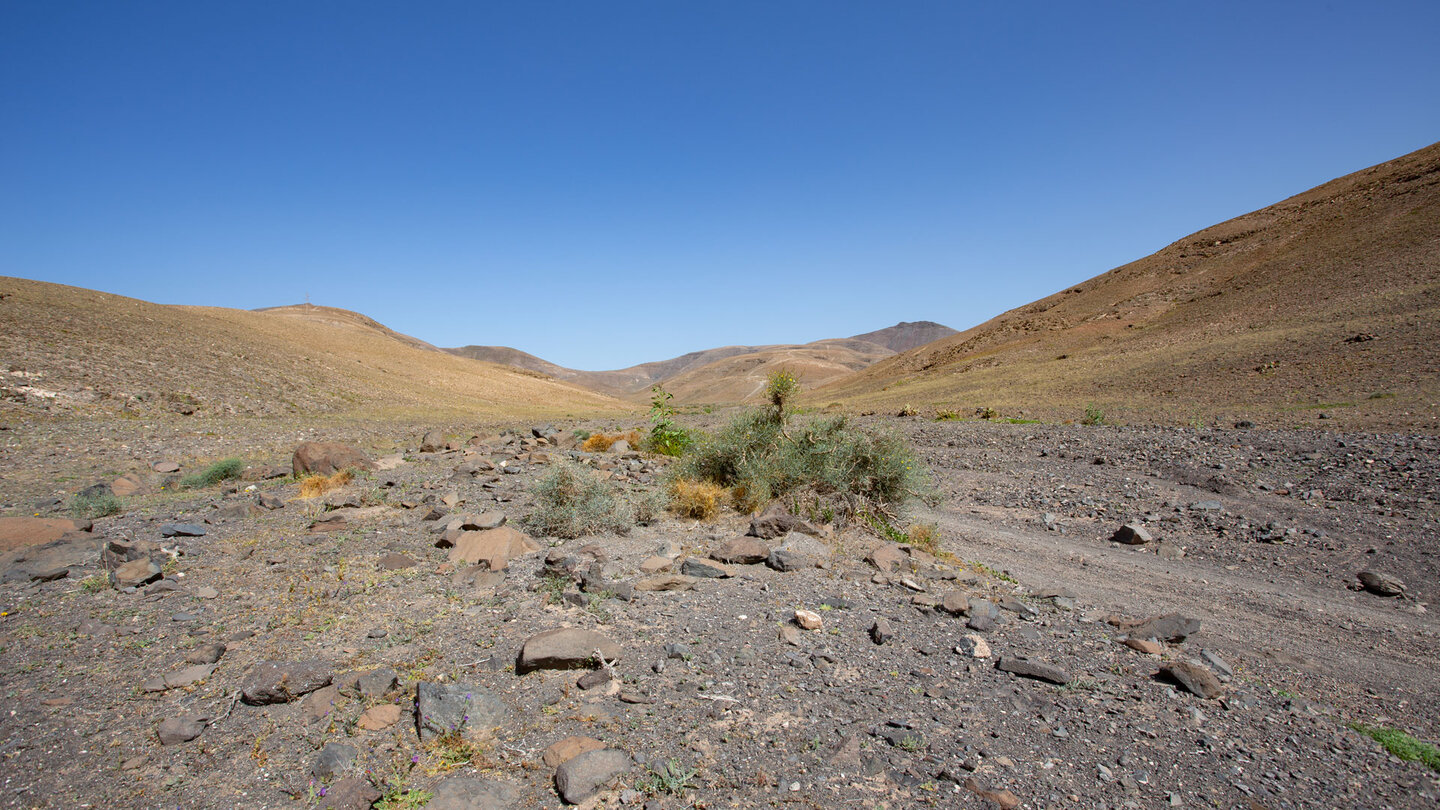 Blick zu den Bergen des Ajaches-Gebirges