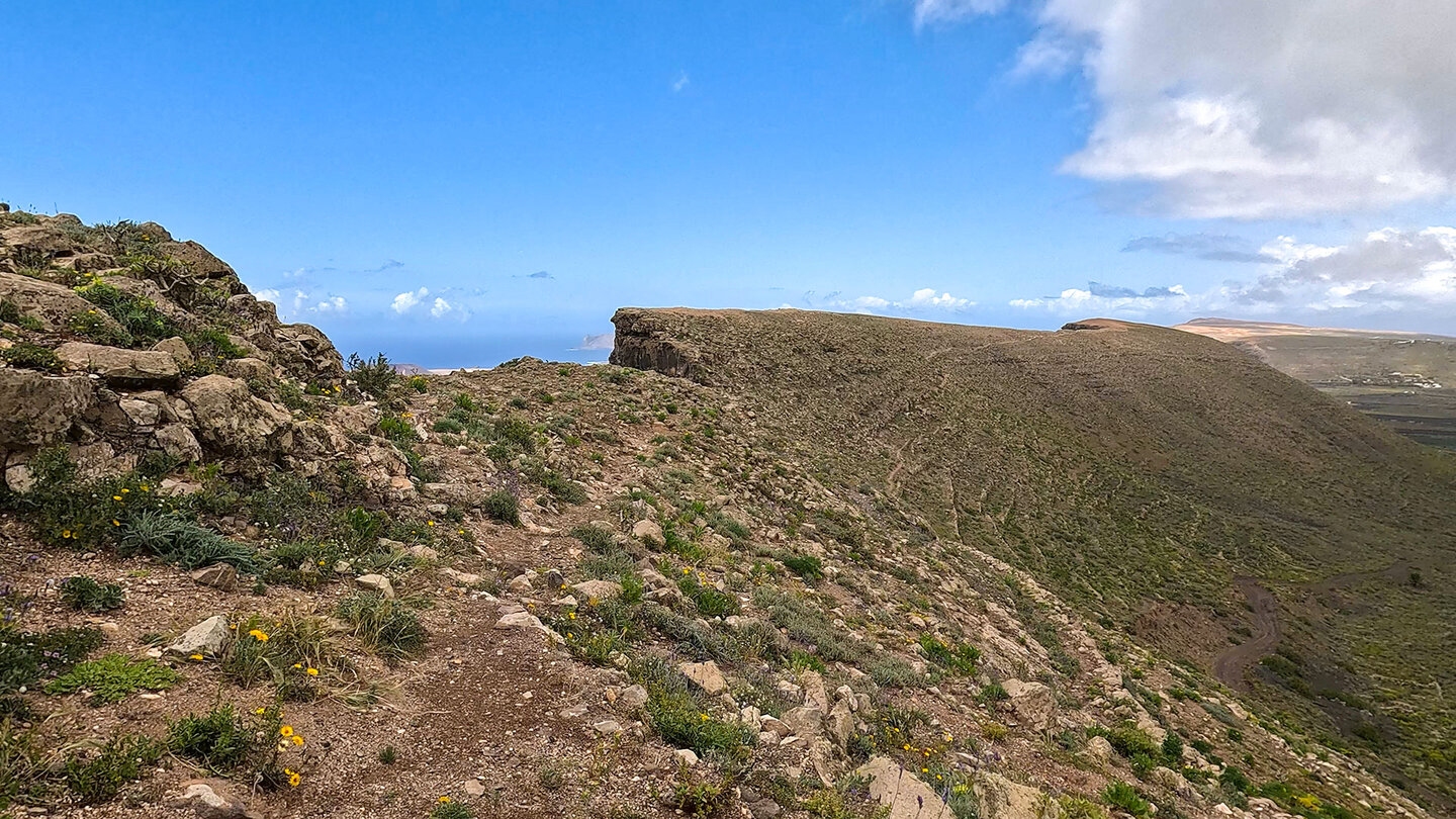 Wanderweg am Famara-Riff