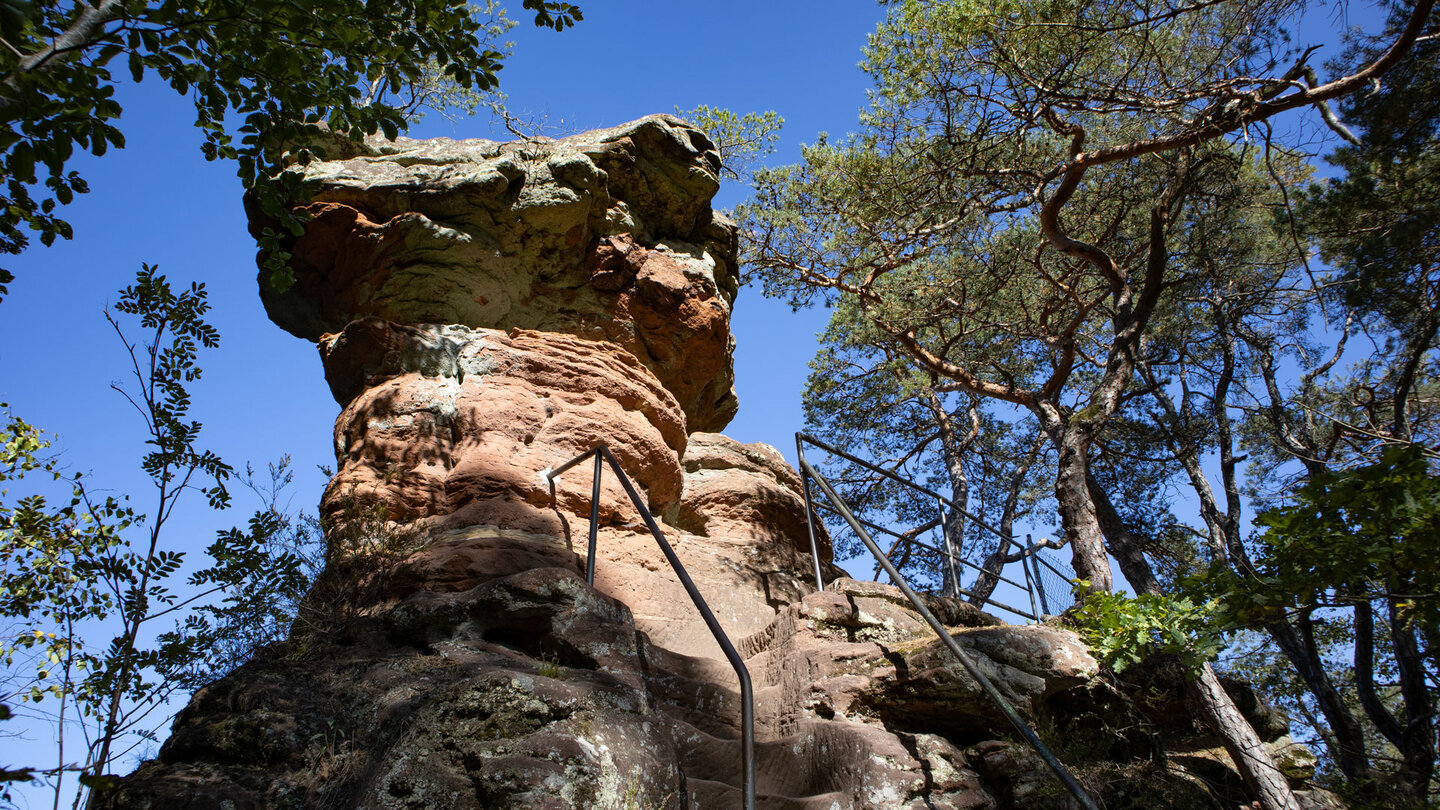 Treppe auf den Schwalbenfelsen