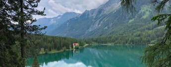 Blick über den Antholzer See