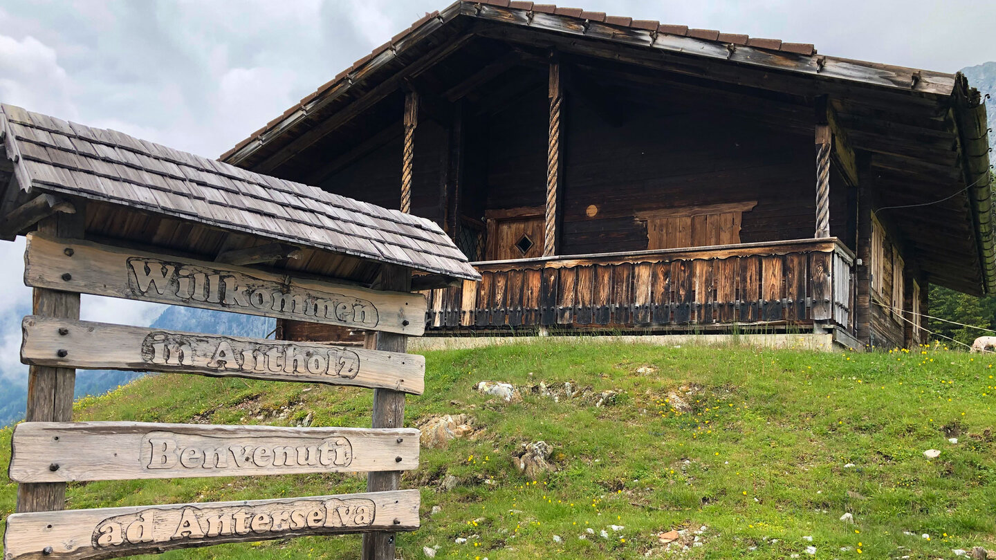 typische Hütte bei Antholz