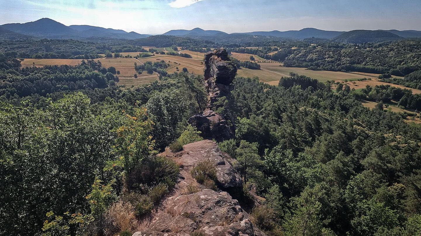 Der Geierturm der Wernerberger Geiersteine Der Geierturm der Wernerberger Geiersteine