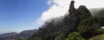 Ausblick über Benchijigua vom Ausgangspunkt der Wanderung beim Roque de Agando