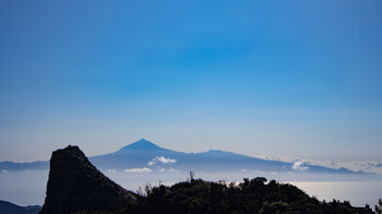 Blick auf Teneriffa mit dem Teide