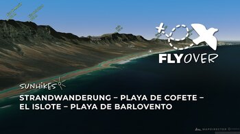 Fuerteventuras Traumstrände entdecken: Die endlose Küstentour von Cofete im 3D-Flyover
