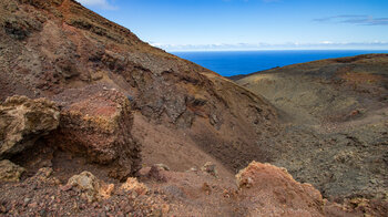 Vulkanlandschaft an der Südspitze der Insel La Palma