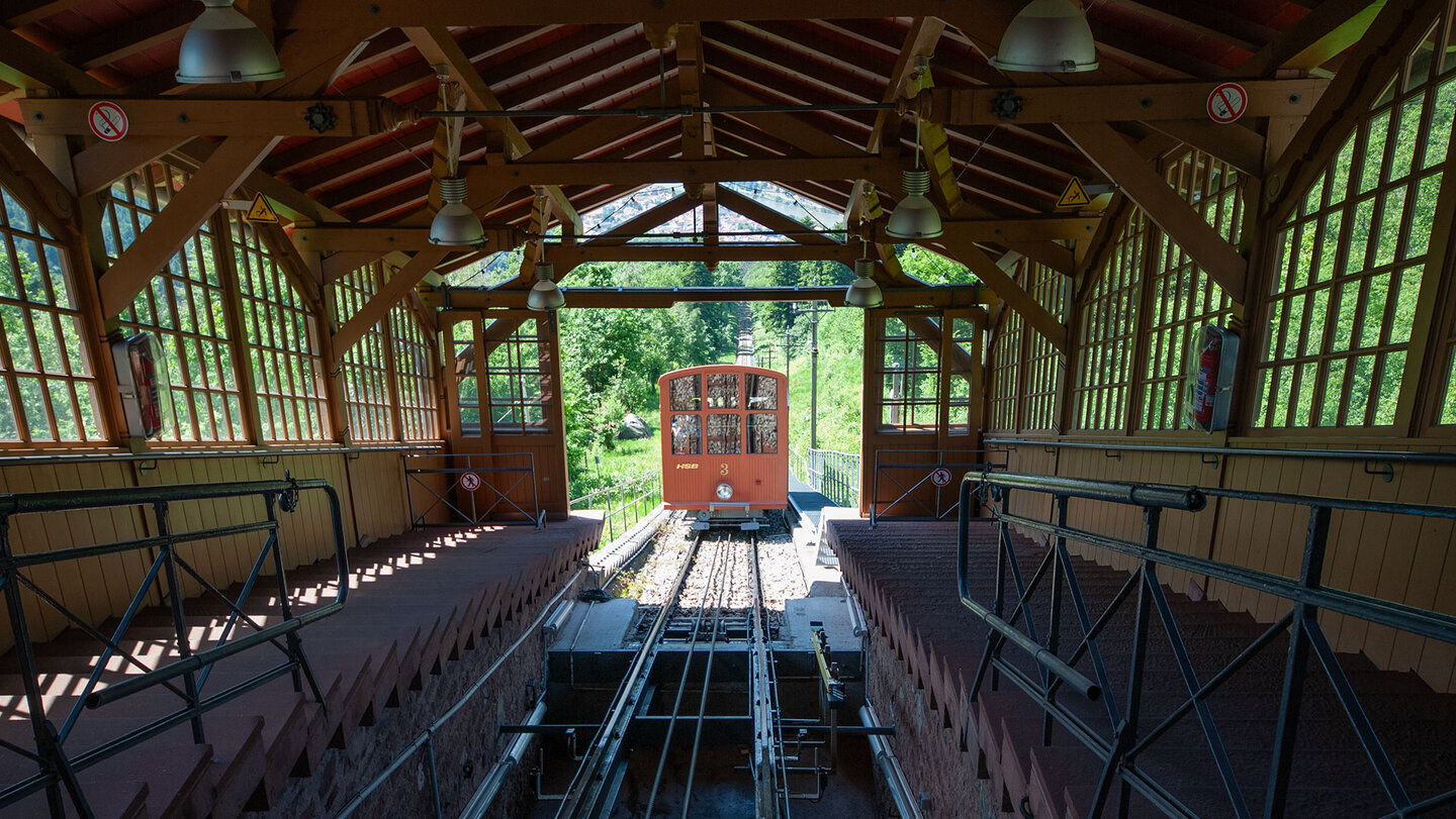 historische Standseilbahn zum Königsstuhl historische Standseilbahn zum Königsstuhl