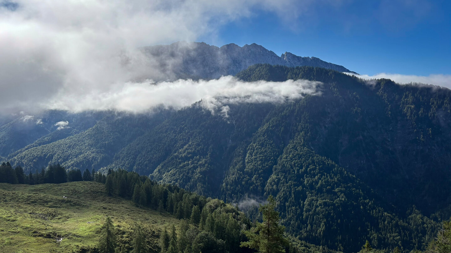 Wolken über dem Kaisergebirge