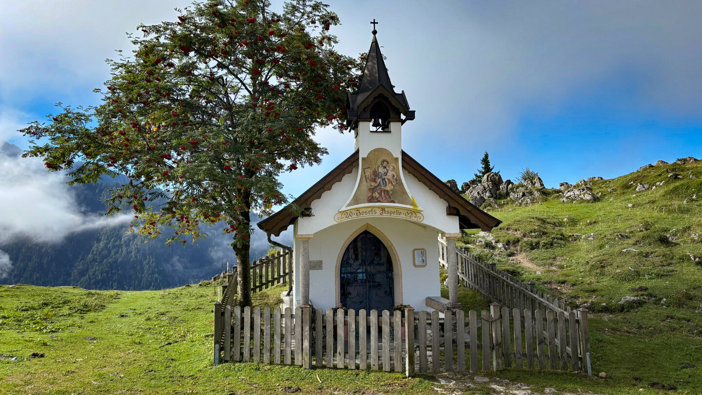 Josefskapelle nahe der Ritzaualm im Kaisergebirge