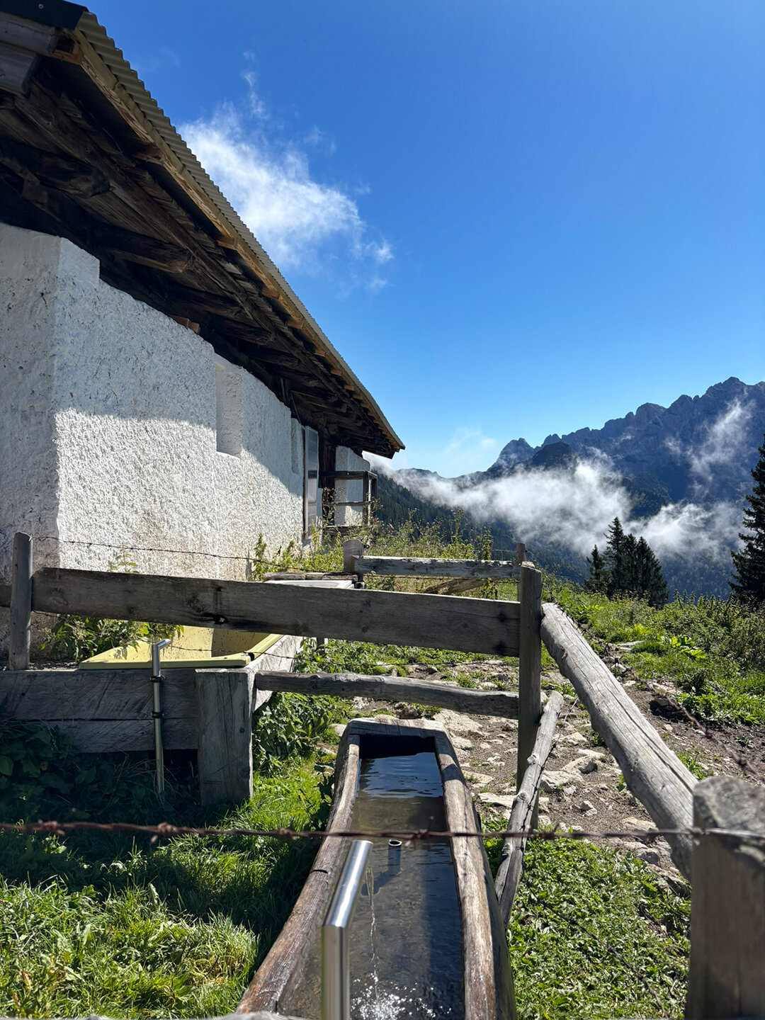 Tränke an der Hinterfeldenkaiseralm