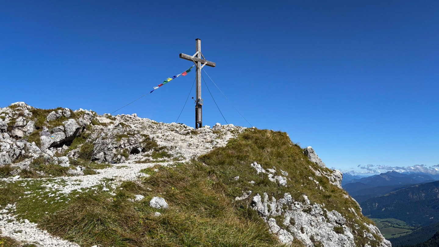 Gipfelkreuz der Pyramidenspitze im Kaisergebirge