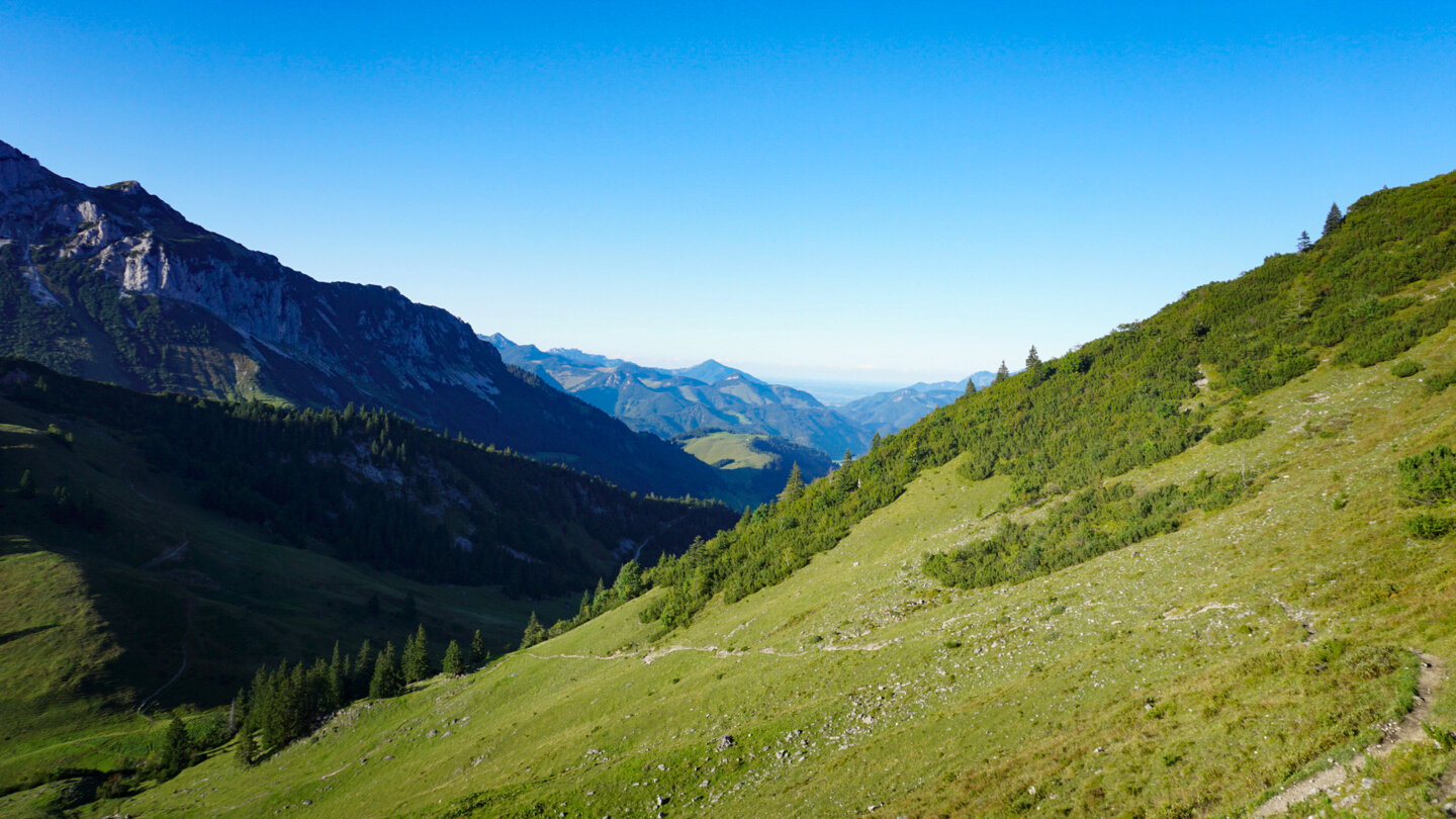 der Wanderpfad zum Stripsenjochhaus