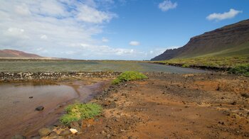 die Salinas del Rio unterhalb des Risco de Famara