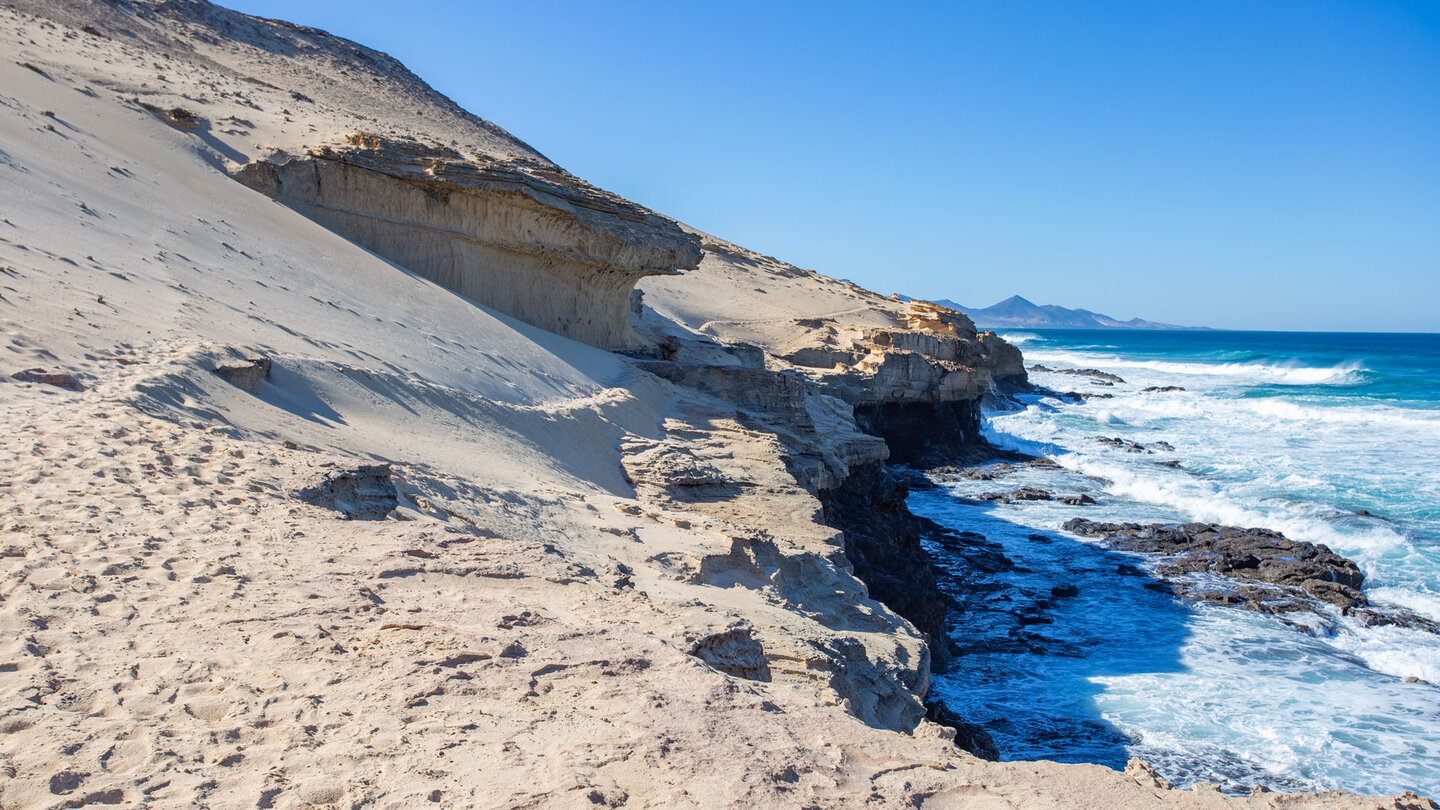Verlauf des Westcoasttrail bei Agua Tres Piedras Verlauf des Westcoasttrail bei Agua Tres Piedras