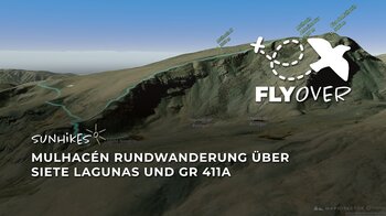 Imponierende Mulhacén-Runde: Flyover der Siete Lagunas & GR 411a in der Sierra Nevada