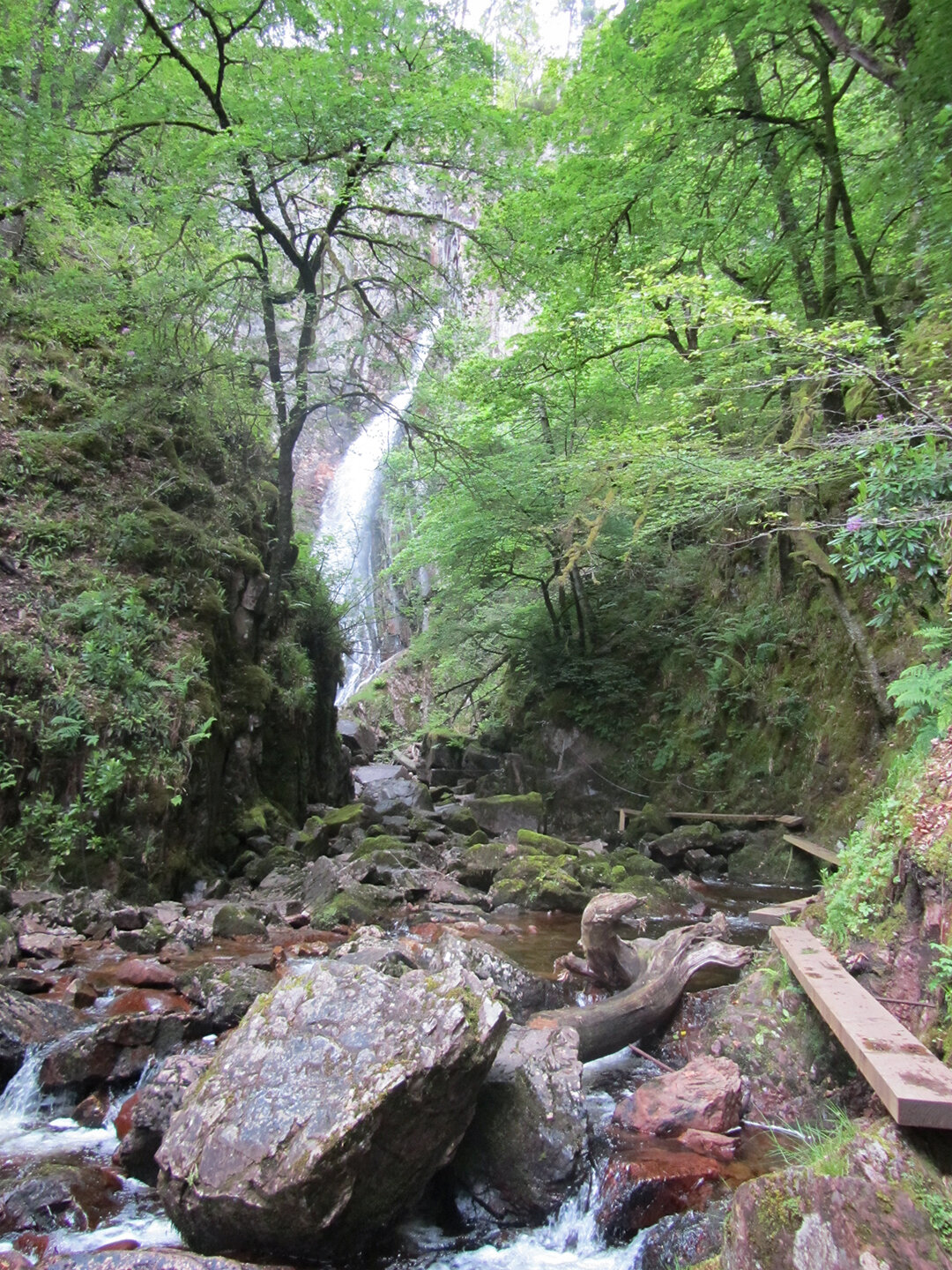 Grey Mare's Waterfall bei Kinlochleven Grey Mare's Waterfall bei Kinlochleven