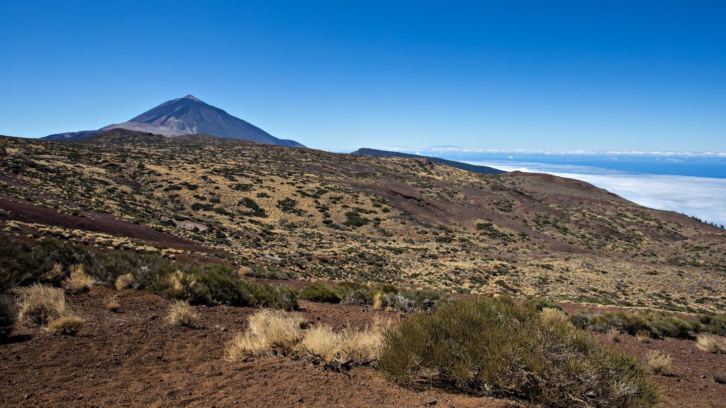 Ausblick zum Teide von Corral del  Niño