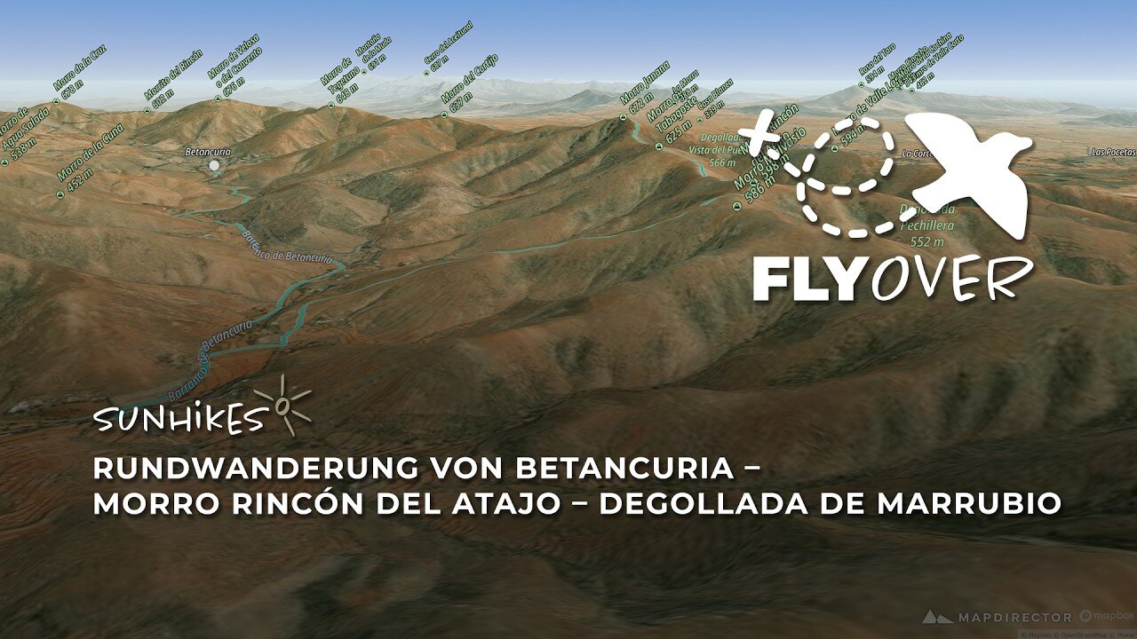 Bergwanderung ab Betancuria nach Vega de Río Palmas – Flyover