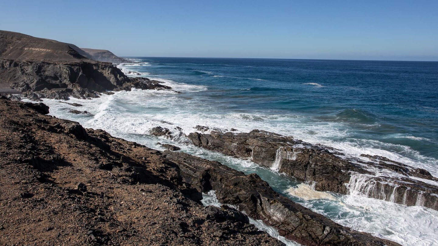 atemberaubende Ausblicke an der Westküste der Insel Fuerteventura