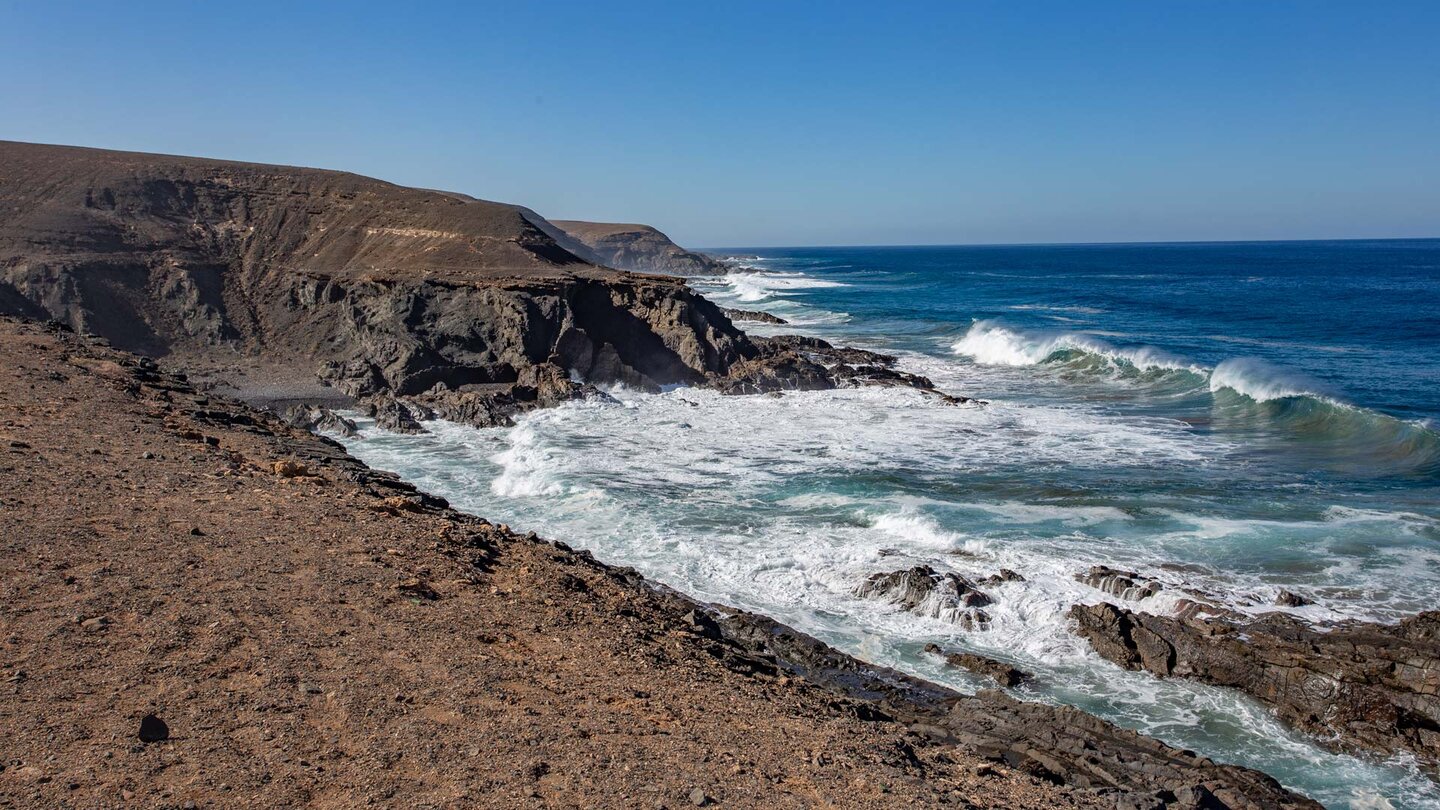 Aussicht an der Westküste - Aguas Verdes, Fuerteventura
