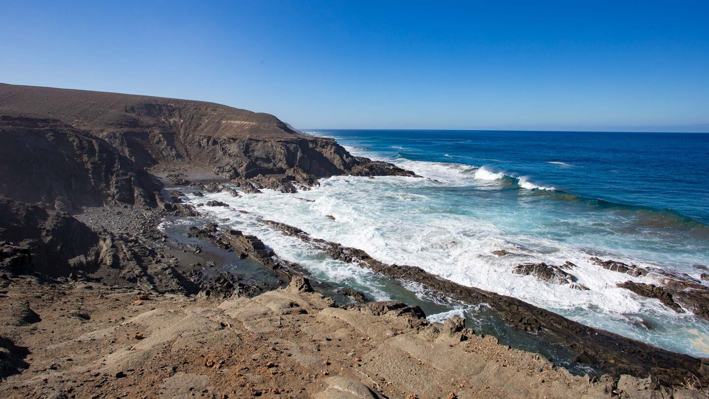 Riffs an der Westküste - Aguas Verdes auf Fuerteventura