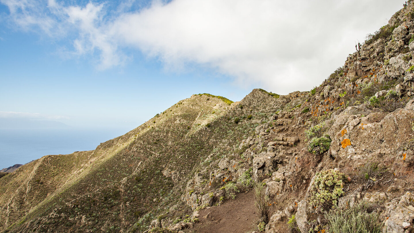 der Wanderweg PR-TF 51 auf dem Camino de Baracán