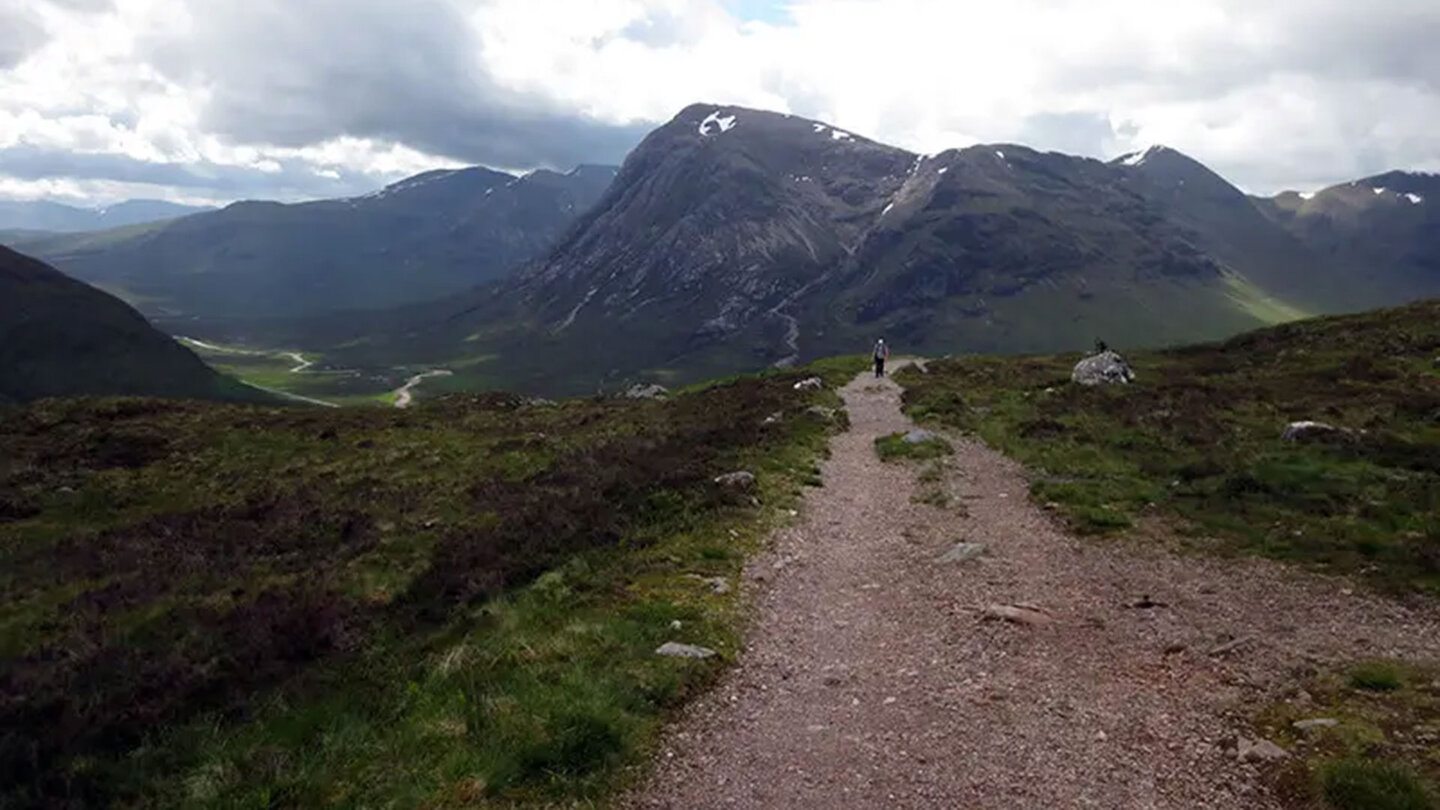 am Devils Staircase durch die Highlands am Devils Staircase
