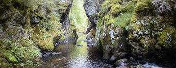 Canyon in der Haslach-Schlucht