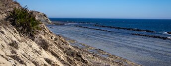 Route des Sendero Colada de la Costa folgt dem Flysch del Estrecho bei Tarifa