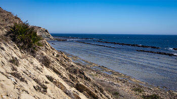 Route des Sendero Colada de la Costa folgt dem Flysch del Estrecho bei Tarifa