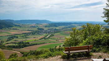 Aussicht von der Otilienhöhe nach Epfenhofen im südlichen Schwarzwald
